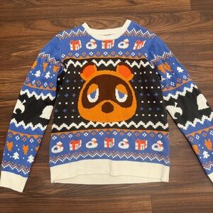 Animal crossings winter sweater